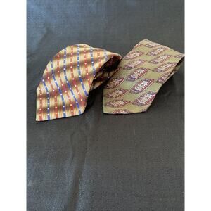 (2) Robert Talbott Best Of Class Red/Blue/Brown-Green/Gold/Red